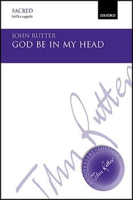 God Be in My Head SATB choral sheet music cover Thumbnail